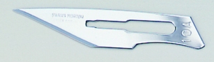 Laurence Mathews Swann Morton 10a Number 10a Scalpel blade.Blades in boxes of 100 